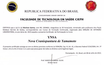 Revita Massoterapia e Massagens Terapêuticas e Relaxantes
 - Certificados